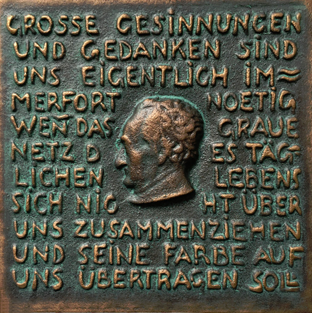 Goethe Plakette